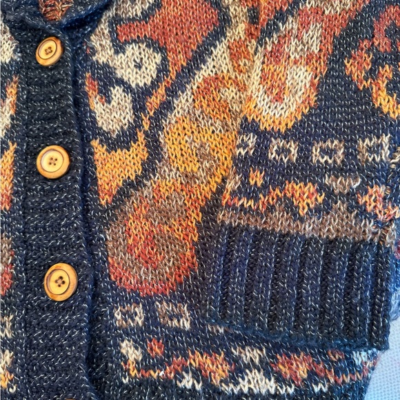 J. Jill Multicolor Knit Cardigan Sz. XL - Picture 3 of 8